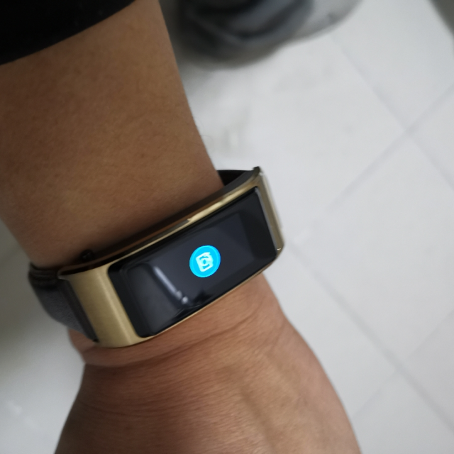 华为手环b5手环商务版黑色蓝牙耳机运动手环心率监测睡眠监测触控彩屏