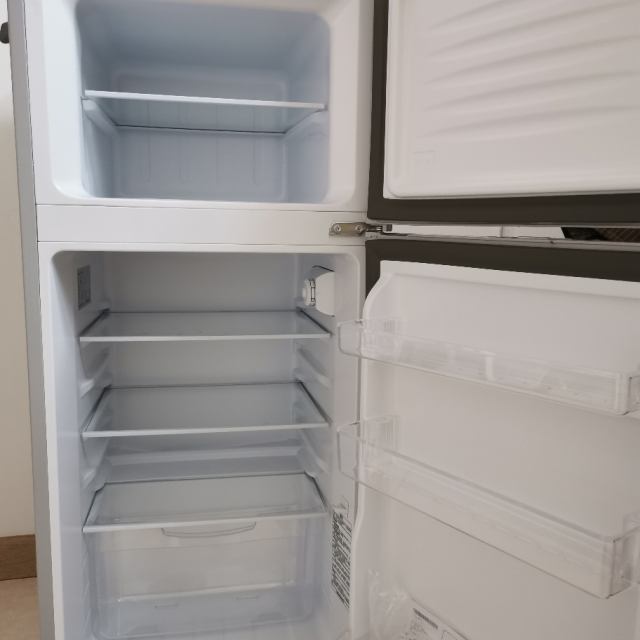 haier海尔冰箱小容量迷你小冰箱双门两门118升租房小型家用保鲜制冷