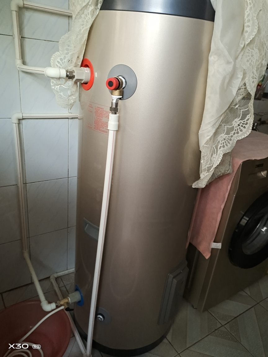 haier/海尔电热水器150升es150f-lc大容量落地式3000w全屋热水 立式