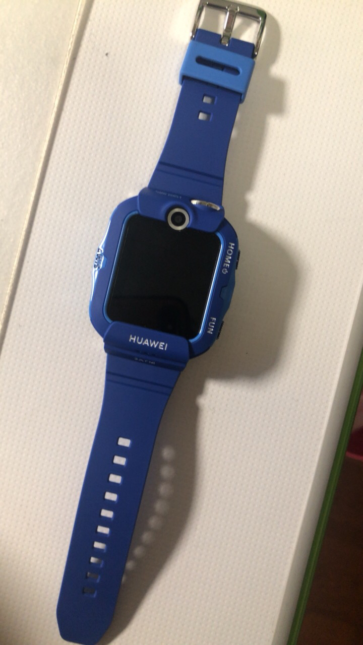华为(huawei)儿童手表 4x(映海蓝)50米防水 高清双摄 双频11重定位