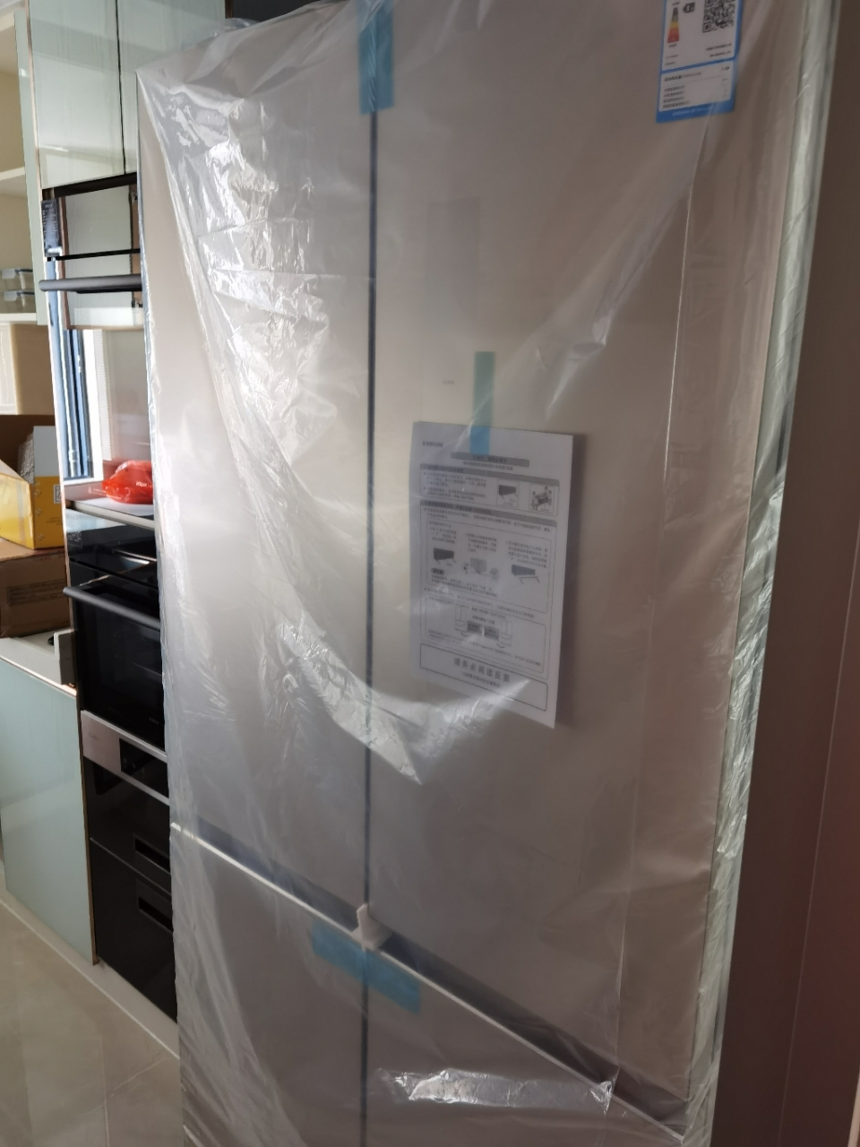 松下(panasonic)大型十字门冰箱 nr-w621cg-xn 无边框平面玻璃门设计