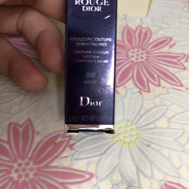 法国原装进口迪奥dior口红烈艳蓝金唇膏迪奥哑光999小样中样15g