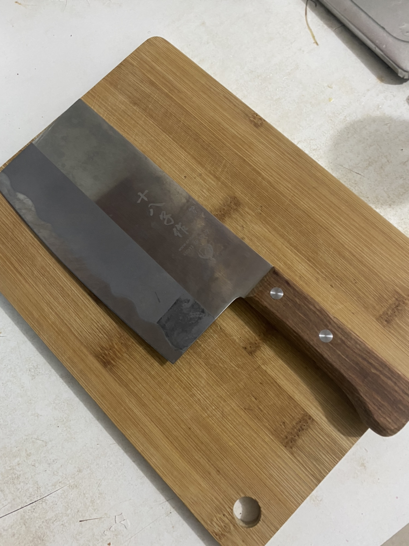 十八子作丁r01中华庖丁斩切刀 菜刀厨刀刀具斩切刀前切后斩两用木柄