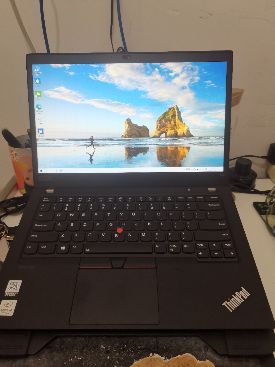 (2020新品)聯想thinkpad t14 4fcd 14英寸筆記本電腦 超輕薄便攜大學