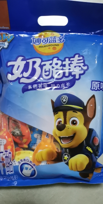 【高钙配方,助力成长】妙可蓝多汪汪队立大功儿童高钙奶酪棒500g原味*