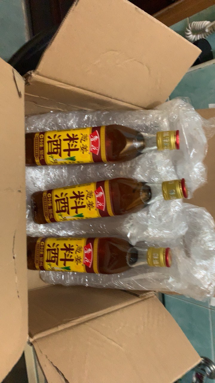 鲁花葱姜料酒500ml*3 组合装 去腥提鲜 酿造料酒 调味品晒单图