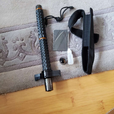 战术野人谷实心挡刀棍防刀伸缩甩棍自卫合法车载防身武器男女打架用品