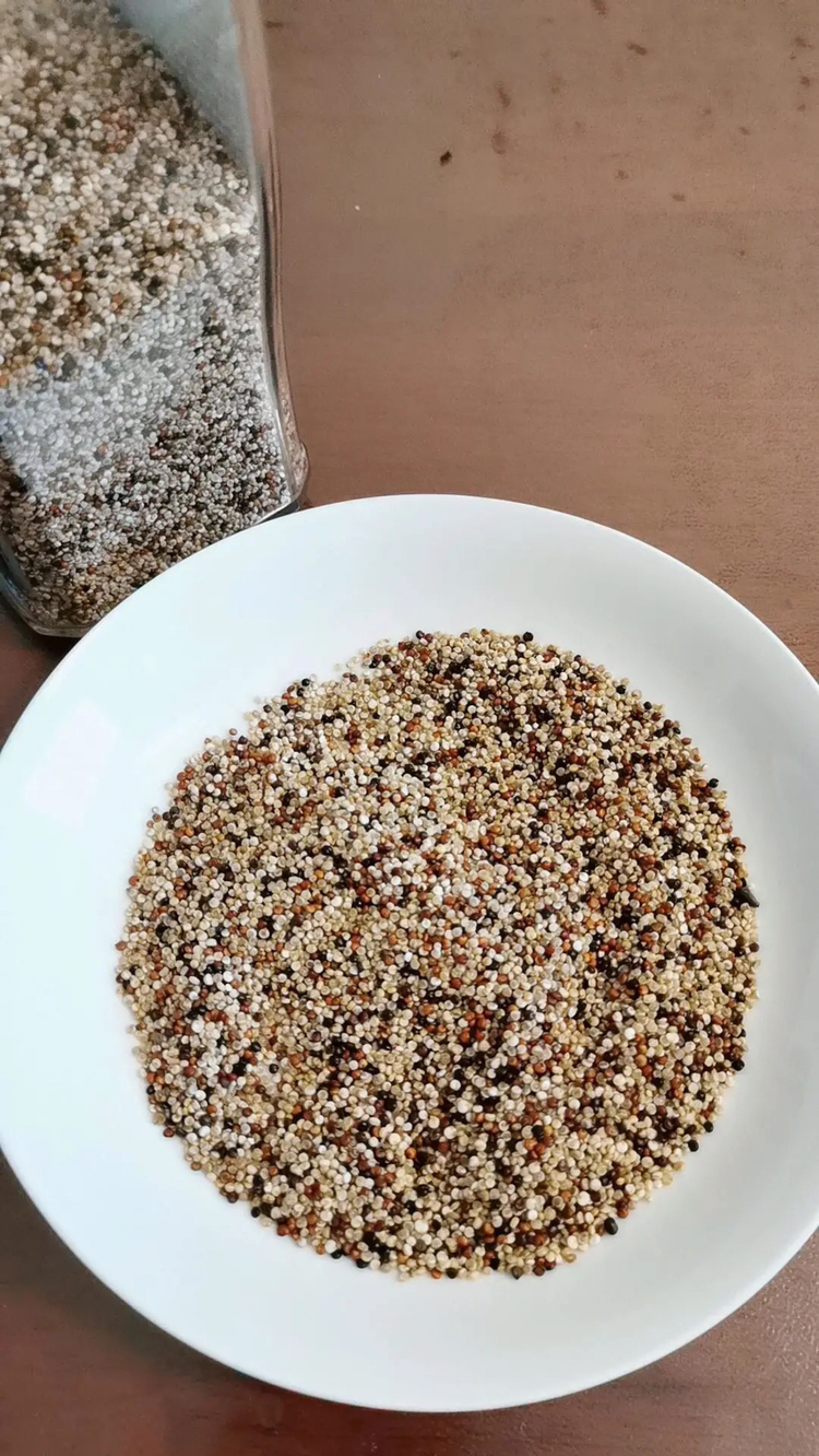 藜麦青海高原特产红白黑黎麦 三色藜麦米 五谷杂粮 三色藜麦2斤晒单图