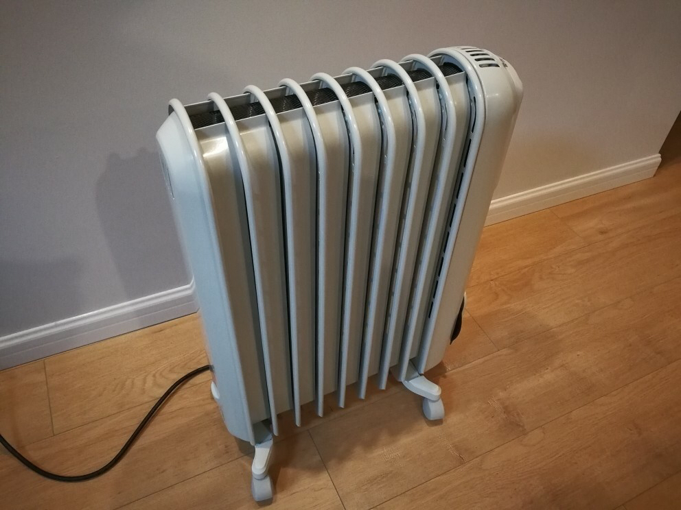 德龙delonghi双层电油汀v550920烘衣架9片快速制暖智能恒温节能省电