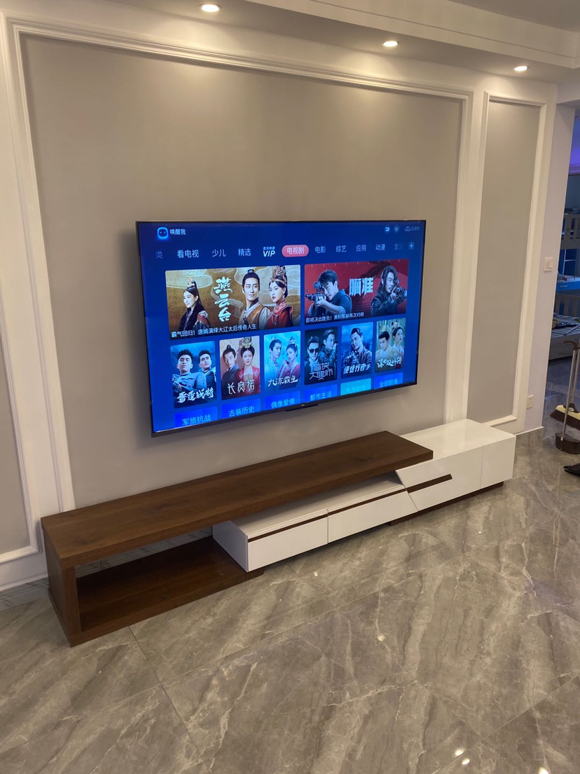 tcl电视 75v8 75英寸彩电 4k超高清hdr 家庭影院 金属中框 智能大屏