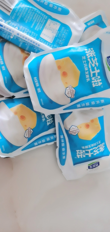 君乐宝 低温酸奶 涨芝士啦浓缩酸牛奶 芝士味180g*12袋晒单图