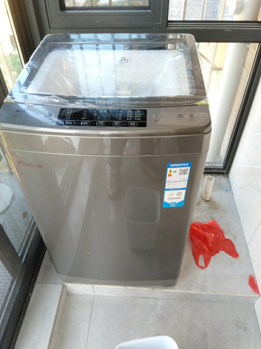 haier/海尔eb100f959u1 10公斤大容量幂动力节能静音家用全自动波轮