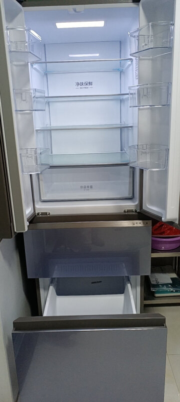 海尔(haier)336升 多门冰箱 风冷无霜变频一级能效母婴专区 家用冰箱