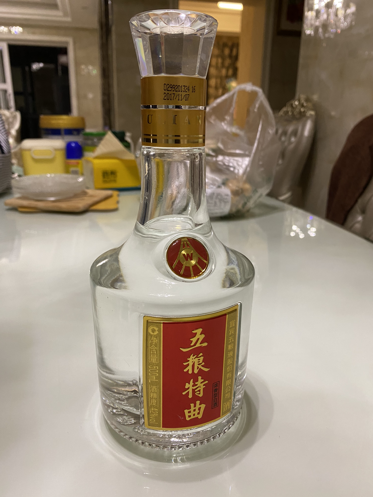 五粮液 总厂出品 五粮特曲 42度 浓香型白酒 500ml 6瓶装晒单图