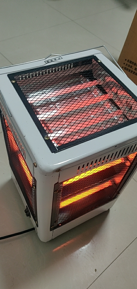 五面取暖器阿斯卡利(ascari)烧烤型烤火盆暖风机新款家用小太阳立式