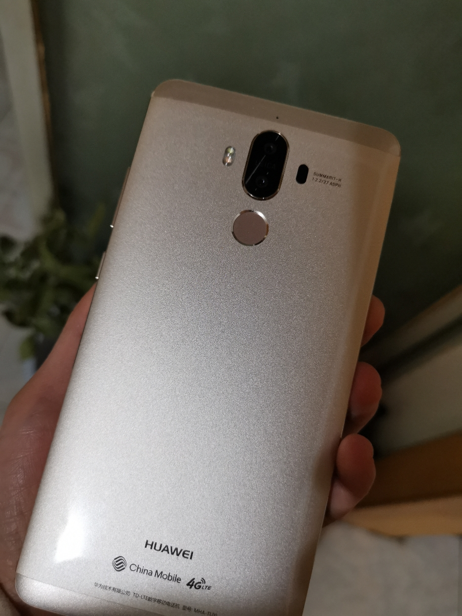 【二手95新】华为 mate9 香槟金 4gb 64gb 移动全网通 安卓手机 5.