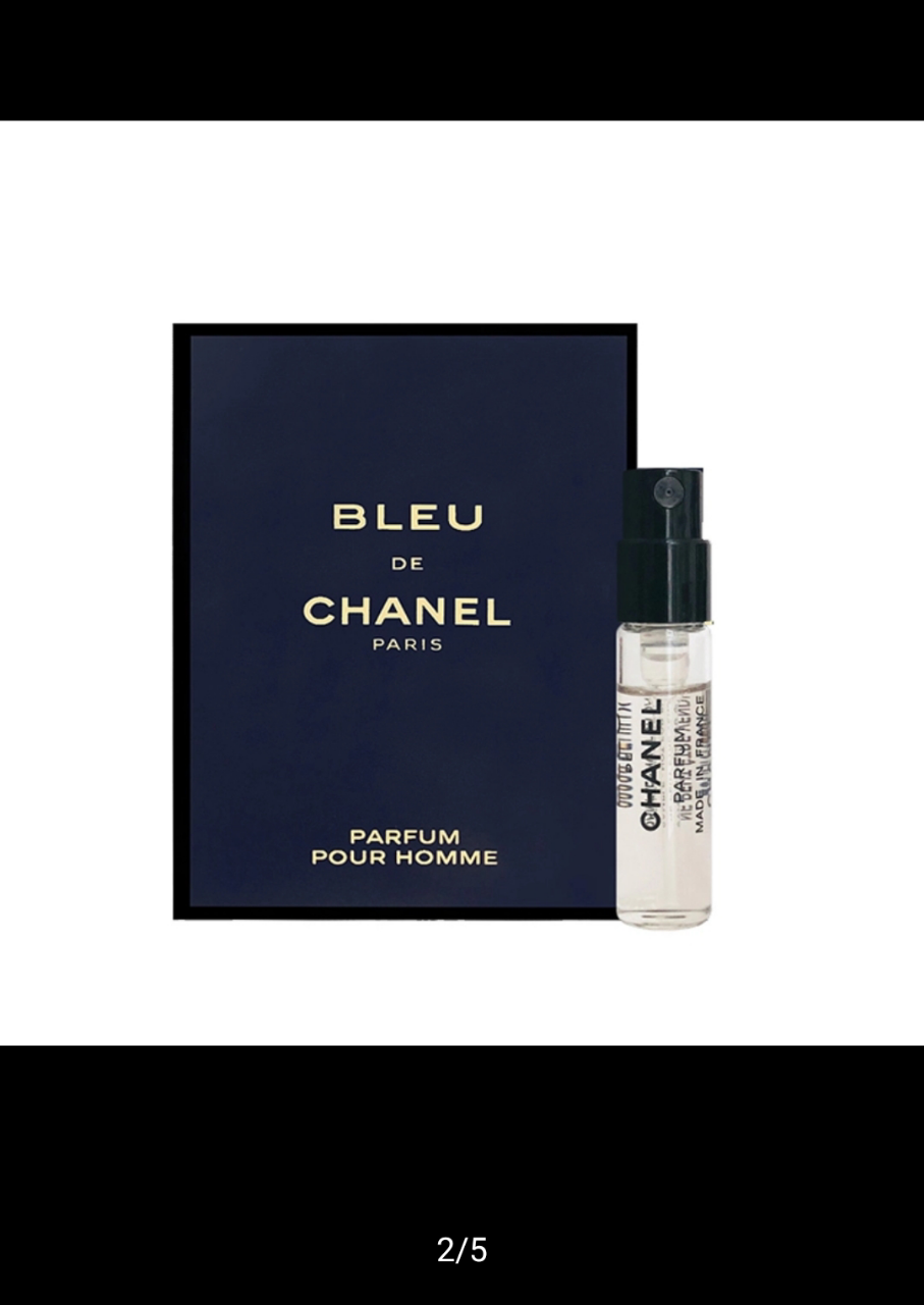chanel/香奈儿蔚蓝bleu男士香水香精版小样 试管香水 parfum 1.
