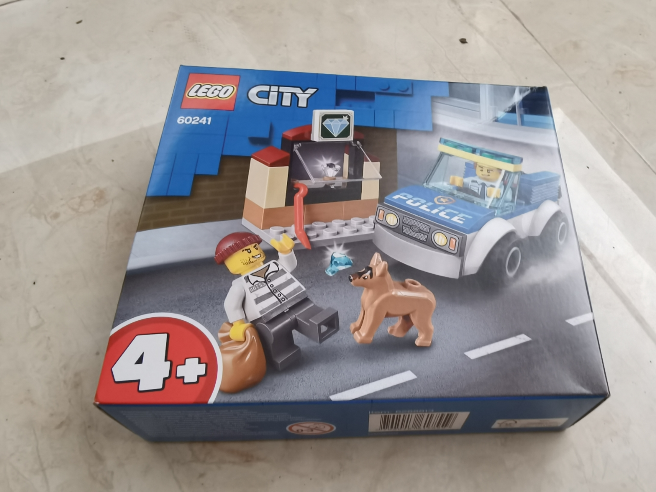 lego乐高城市系列警犬突击队60241 男孩女孩4岁 生日礼物 玩具积木