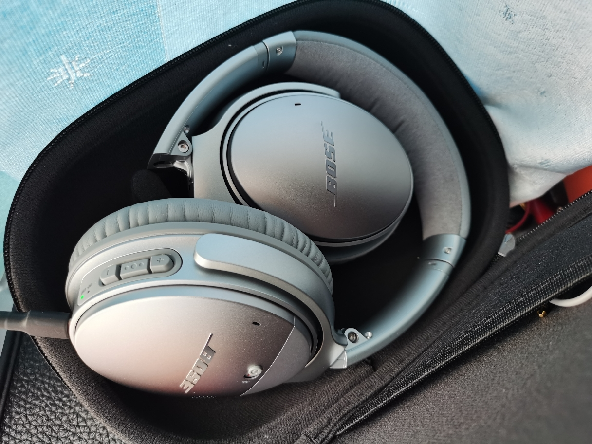 博士bose quietcomfort 35 ii qc35二代蓝牙降噪耳机 头戴式耳机 银色