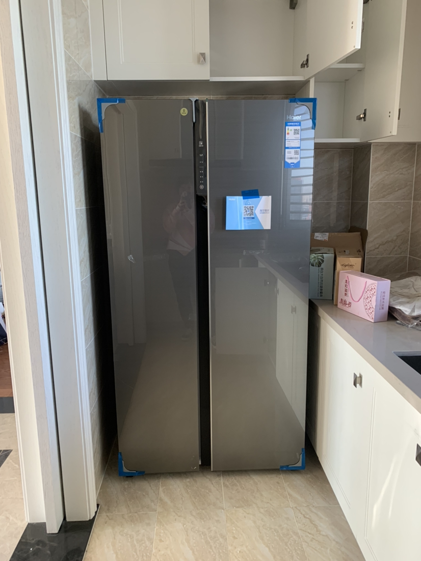 海尔(haier) 601升对开门 双变频 风冷无霜 家用大容量电冰箱 海尔