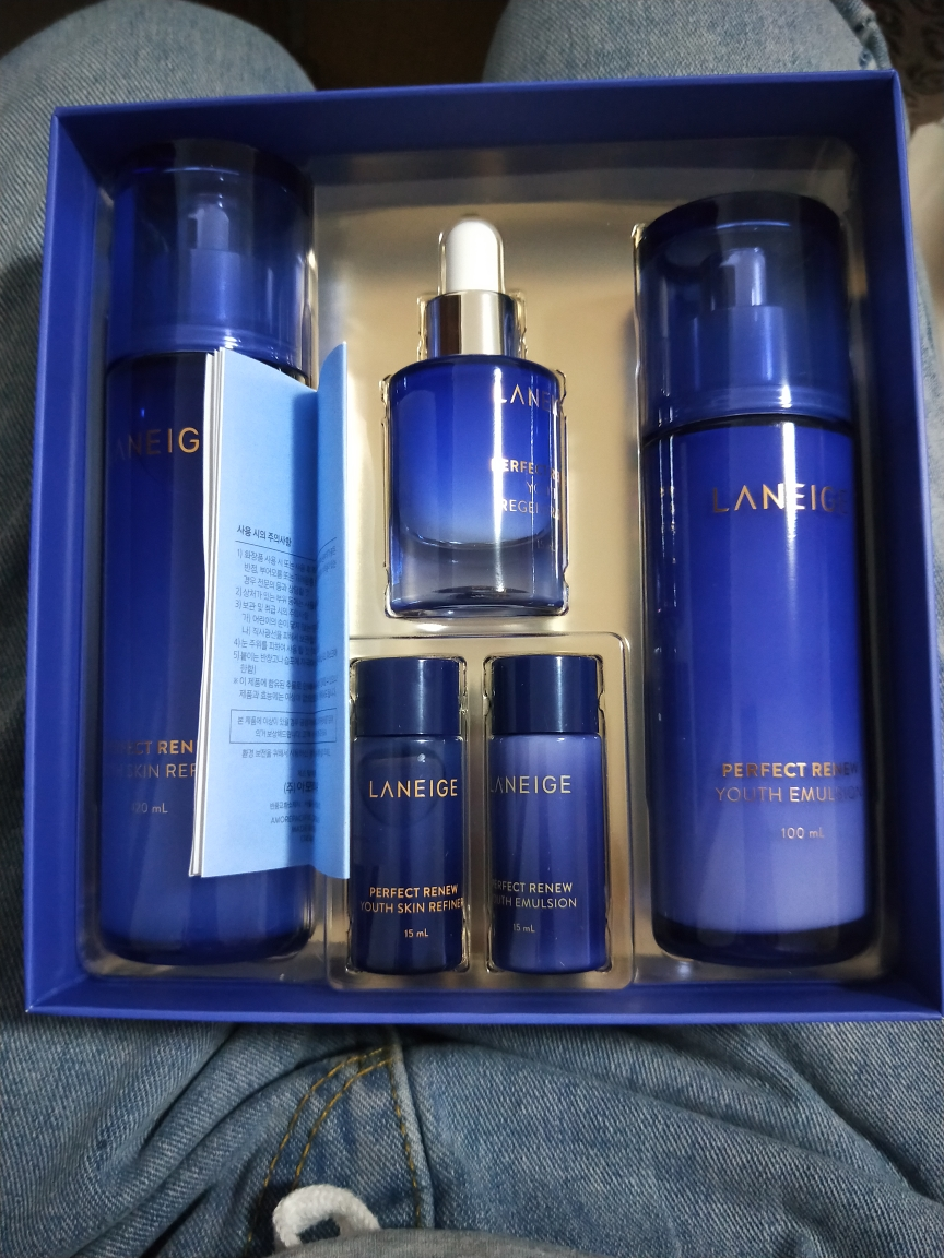 laneige兰芝套装 致美紧颜水乳套装 雪凝套盒 提拉紧致 兰芝致美紧颜