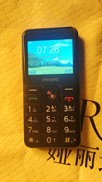 飞利浦(philips)e206 移动 直板按键老人手机 双卡双待 超长待机 大屏