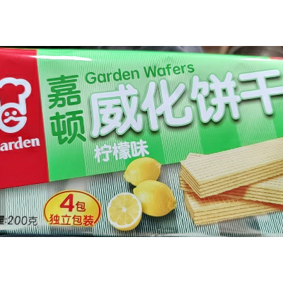 嘉頓威化餅乾花生味200g袋