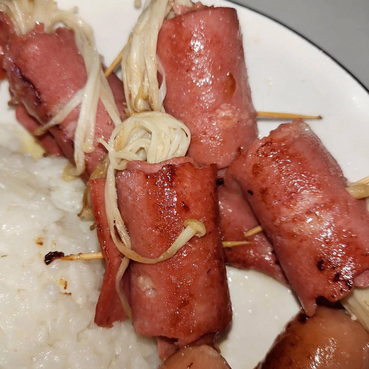 培根肉片家用煙燻燒烤早餐烘培原料手抓餅培根肉 400克曬單圖