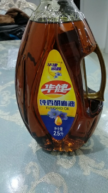 华建诚鑫 纯香胡麻油2.5l 物理压榨亚麻籽油晒单图