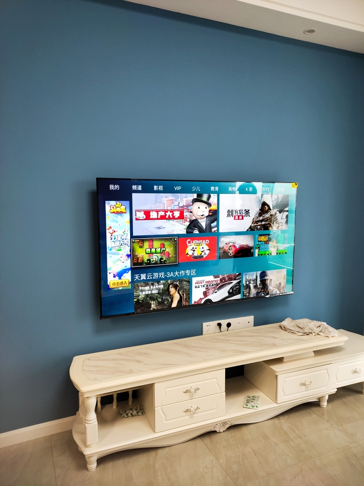 海信vidaa电视 65v1f-r 65英寸彩电全高清悬浮全面屏 ai智能 纤薄一体