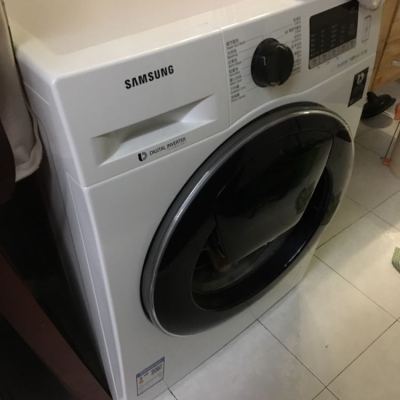 三星(samsung)8公斤滚筒洗衣机纤薄智能变频节能洗护泡泡净安心添ww