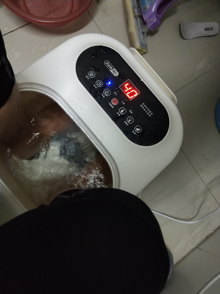 德国佳仁(jare)足浴盆全自动加热按摩泡脚桶电动足疗机泡脚盆洗脚盆