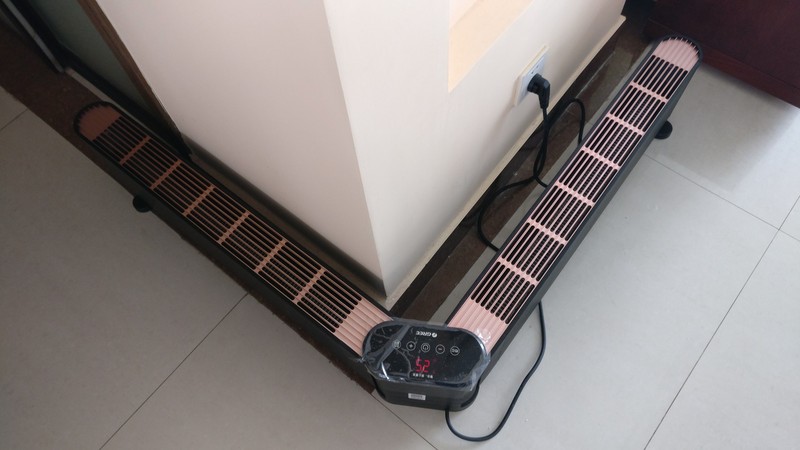 格力(gree)踢脚线取暖器ndja-x6022b 家用客厅地暖式电暖器遥控wifi