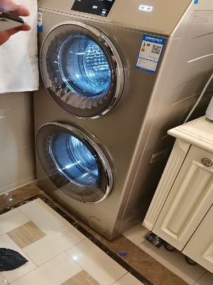 卡萨帝(casarte) c8 hu12g3 12公斤 双子全自动滚筒洗衣机 直驱洗烘干