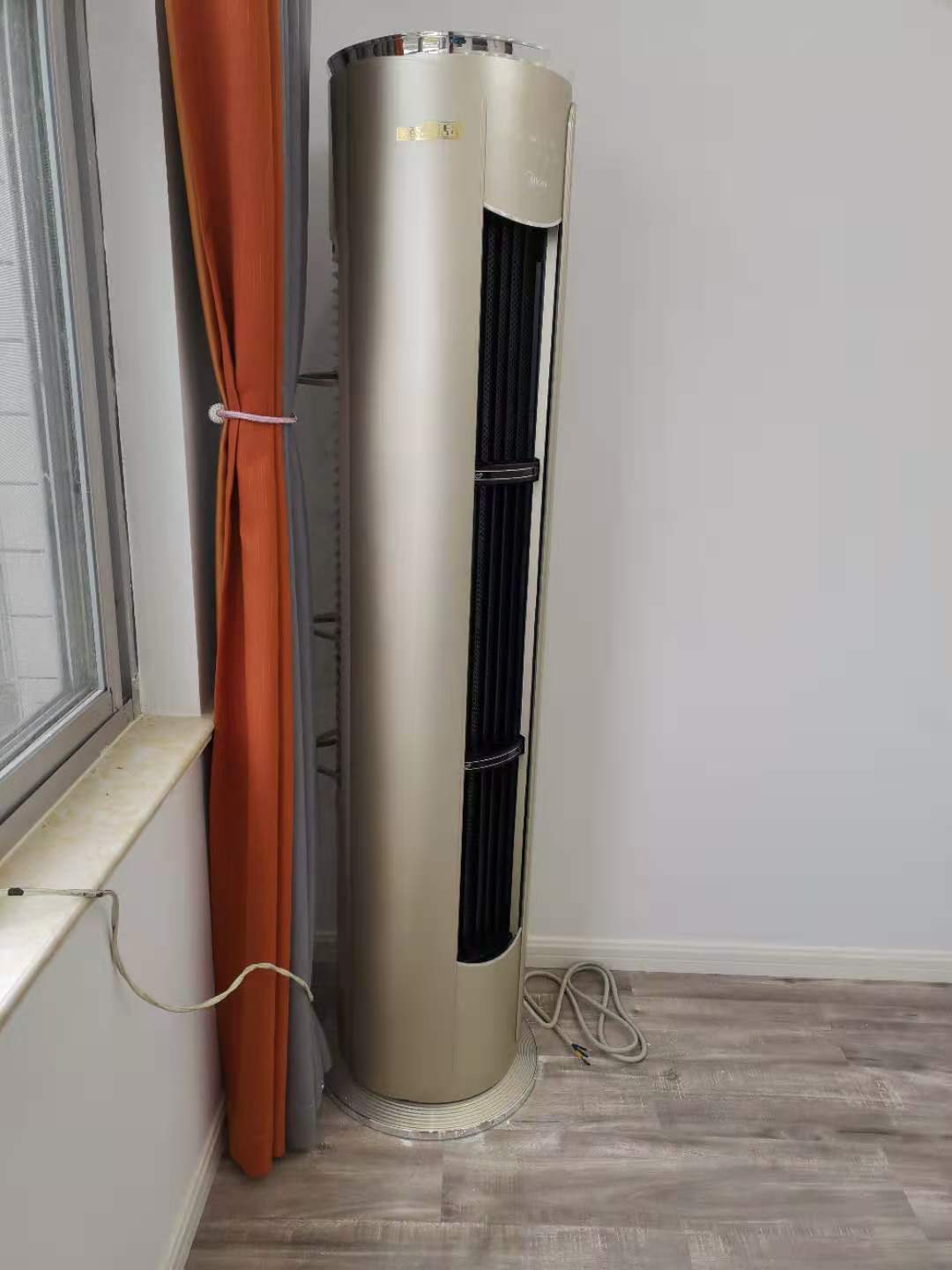 美的(midea)空调大2匹舒适星一级能效 变频圆柱智能立式空调柜机kfr