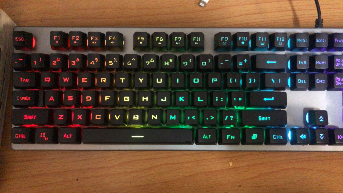 hp/惠普k500f机械手感有线键盘台式电脑笔记本外接办公电竞游戏专用