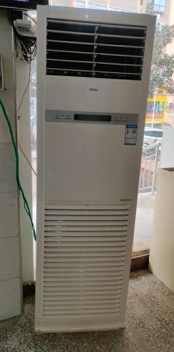 海尔(haier) 5匹商用柜机直变频健康自清洁技术三菱压缩机立柜式中央