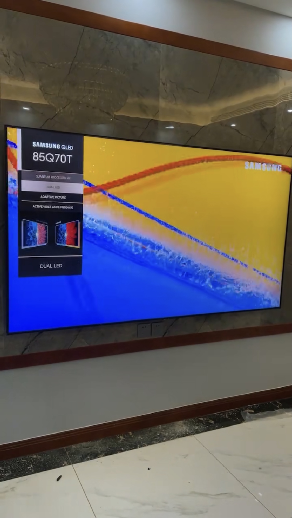 三星电视 qa85q70tajxxz 85英寸 量子点qled hdr 4k超高清电视 智能