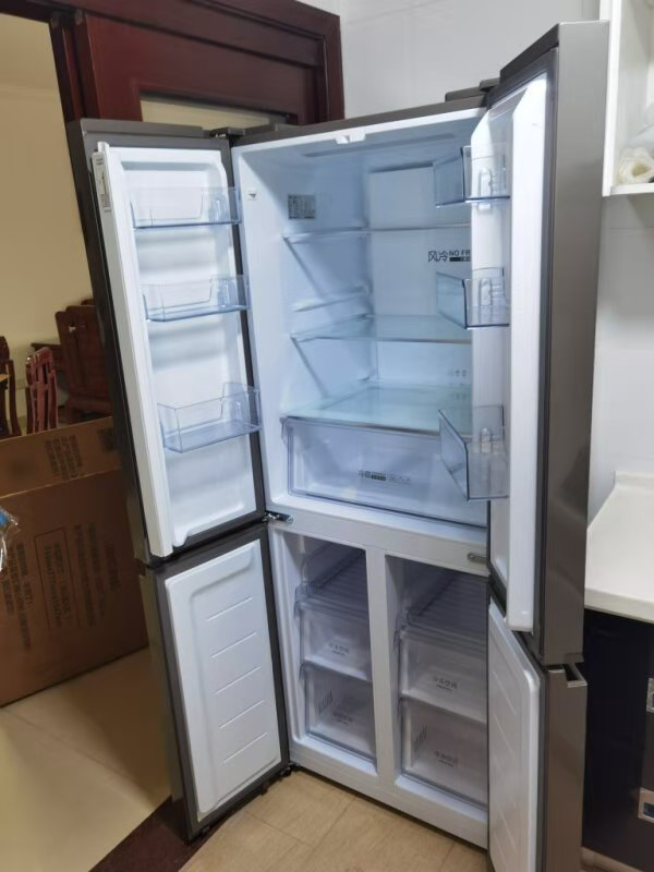 三档变温净味纤薄机身四门十字对开门电冰箱 bcd-406wdpd晒单图