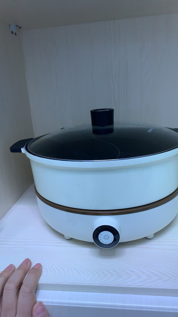 九阳(joyoung) c21-hg3电火锅鸳鸯锅火锅家用电磁炉专用一体多功能