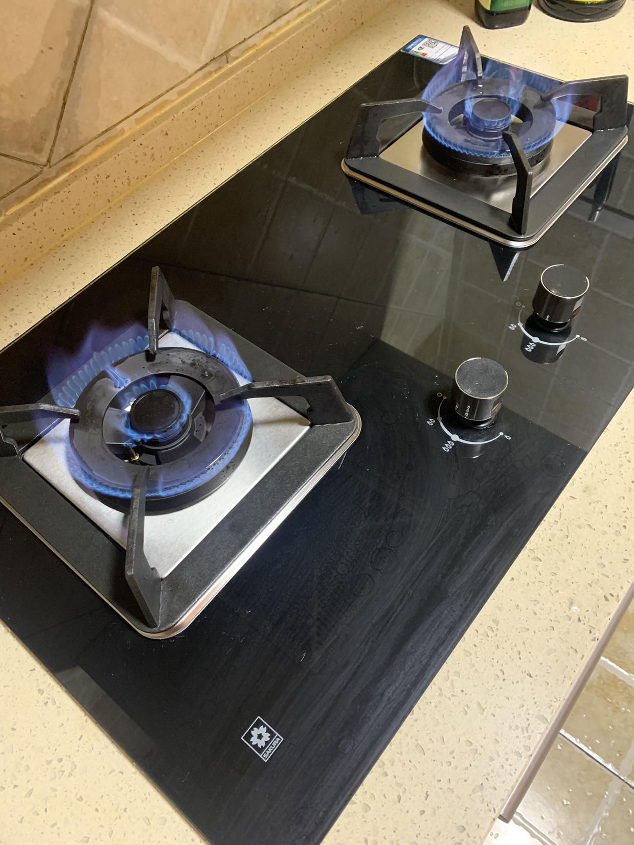 樱花台嵌两用5kw直火猛火灶家用燃气灶 天然气燃气灶晒单图