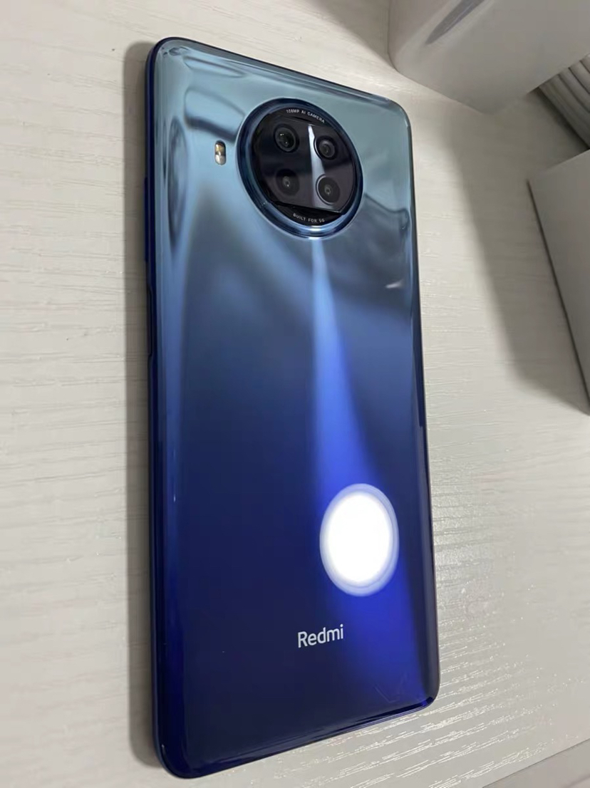 小米(mi)redmi note 9 pro 5g 8 256gb 碧海星辰 4820mah大电量 1亿