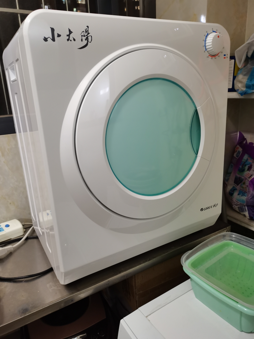 格力(gree) 干衣机 gsp20 烘干机 小型滚筒干衣机 滚筒式 其它 3d动态