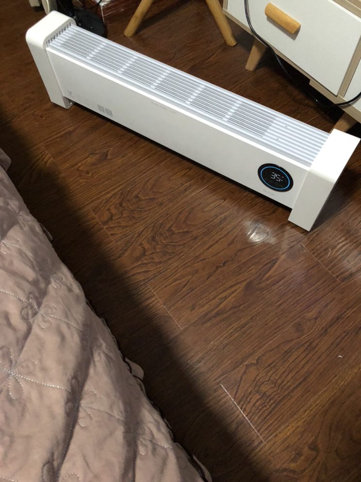 云米踢脚线电暖器 vxtj02 2000w速热 家用客厅节能速热 小型地暖式电