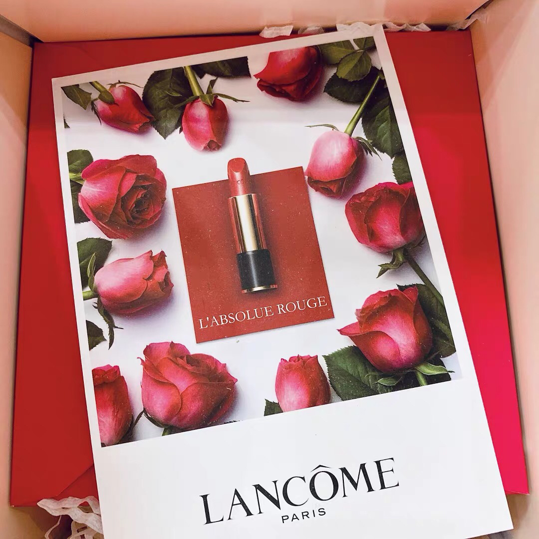 lancme 兰蔻全新菁纯宝石切面红管唇膏口红 3g #02 胡萝卜色 温柔百搭