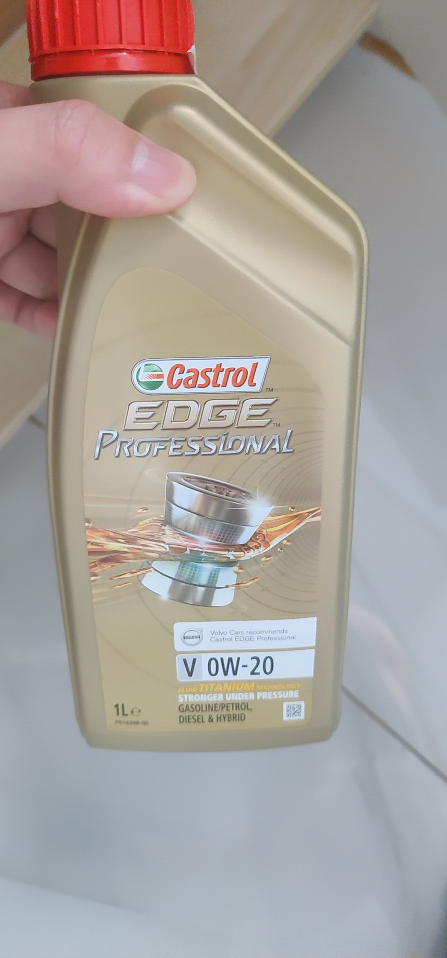 嘉實多(castrol)全合成機油 pro v 0w20 c5級汽車潤滑油 沃爾沃機油