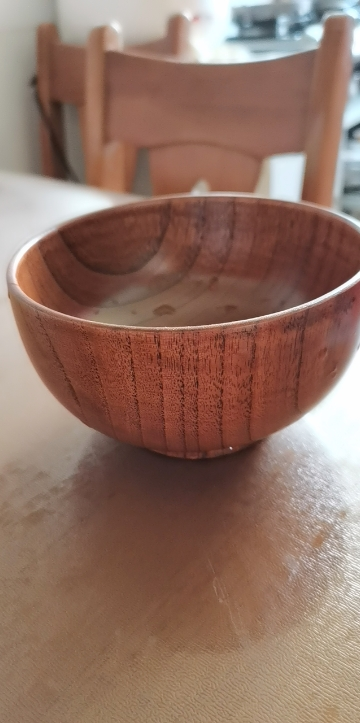 日式酸枣木碗小家用儿童宝宝饭碗木制大碗汤碗面碗套装餐具 好养道