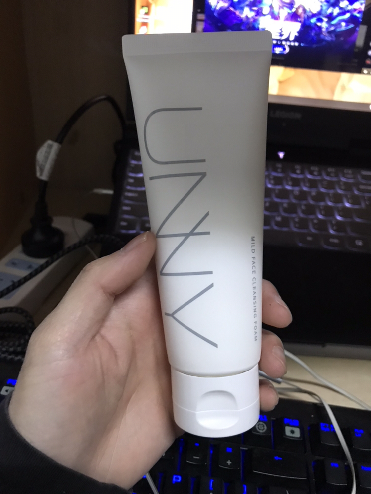 送起泡网悠宜(unny club)氨基酸洗面奶矿物泡沫清洁表面男女学生深层