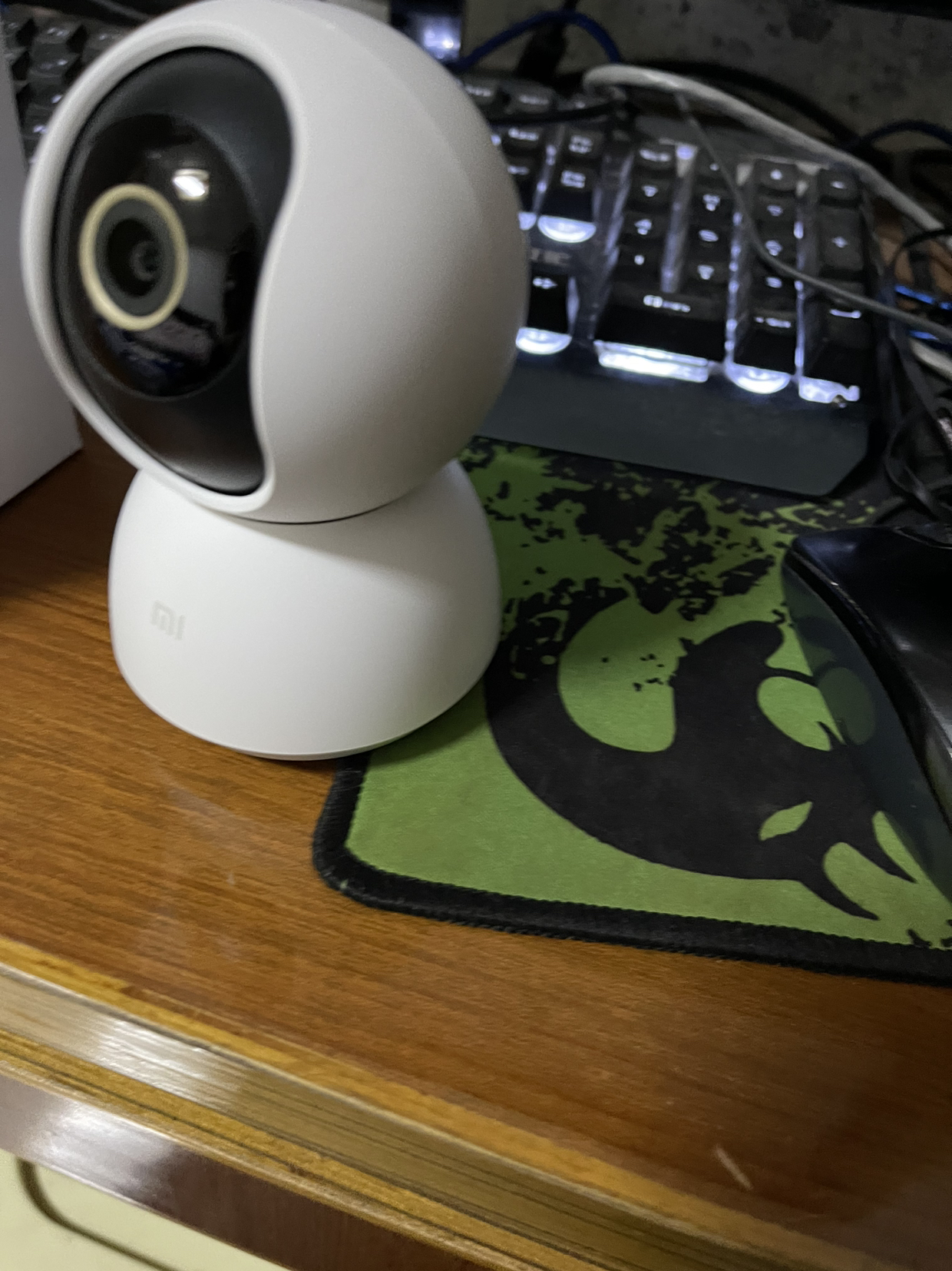 小米(mi)智能摄像机云台版2k家用摄像头1296p监控器wifi手机远程操控