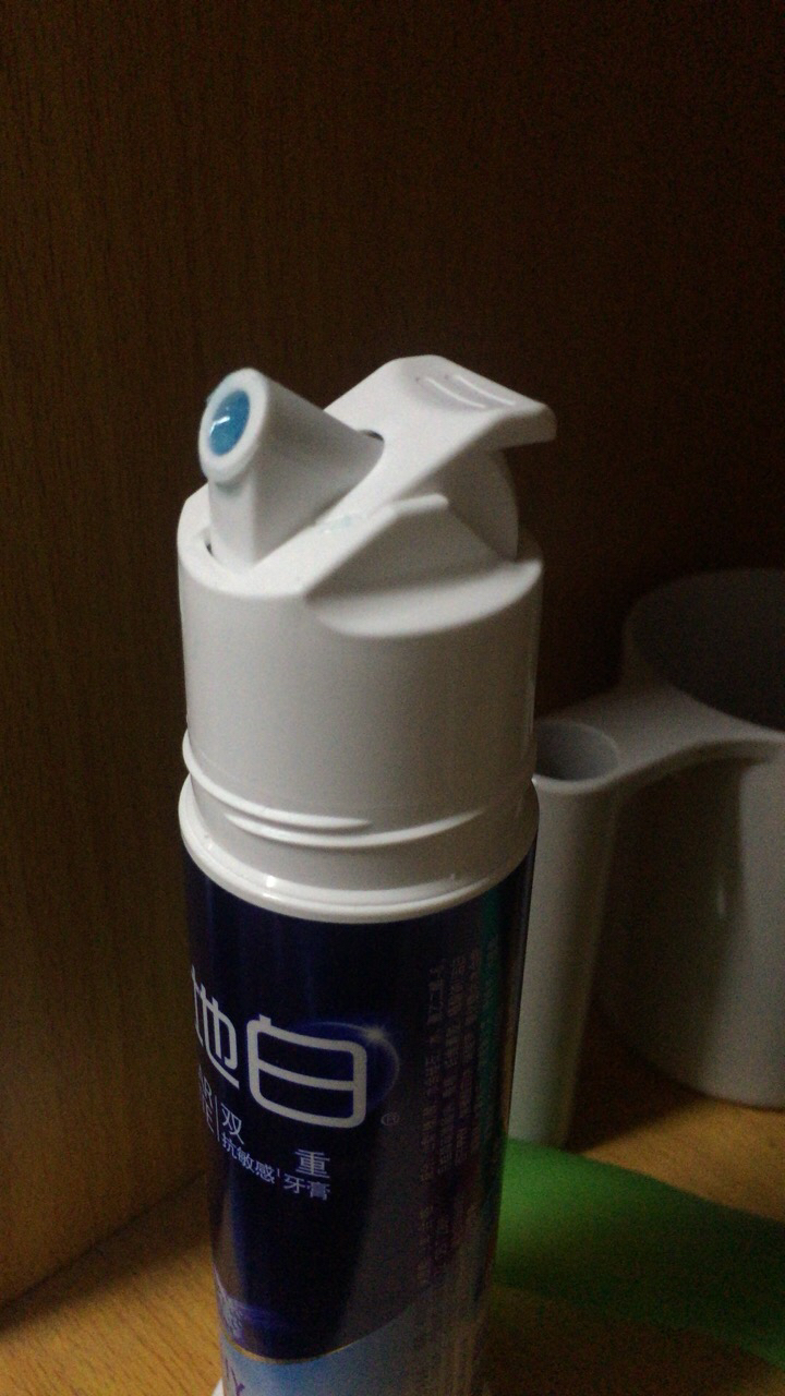 冷酸灵牙膏极地白130g按压式双重抗敏亮白薄荷清新口气去黄牙垢晒单图